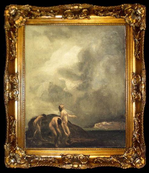 framed  Arthur Bowen Davies Homage to the Ocean, ta009-2